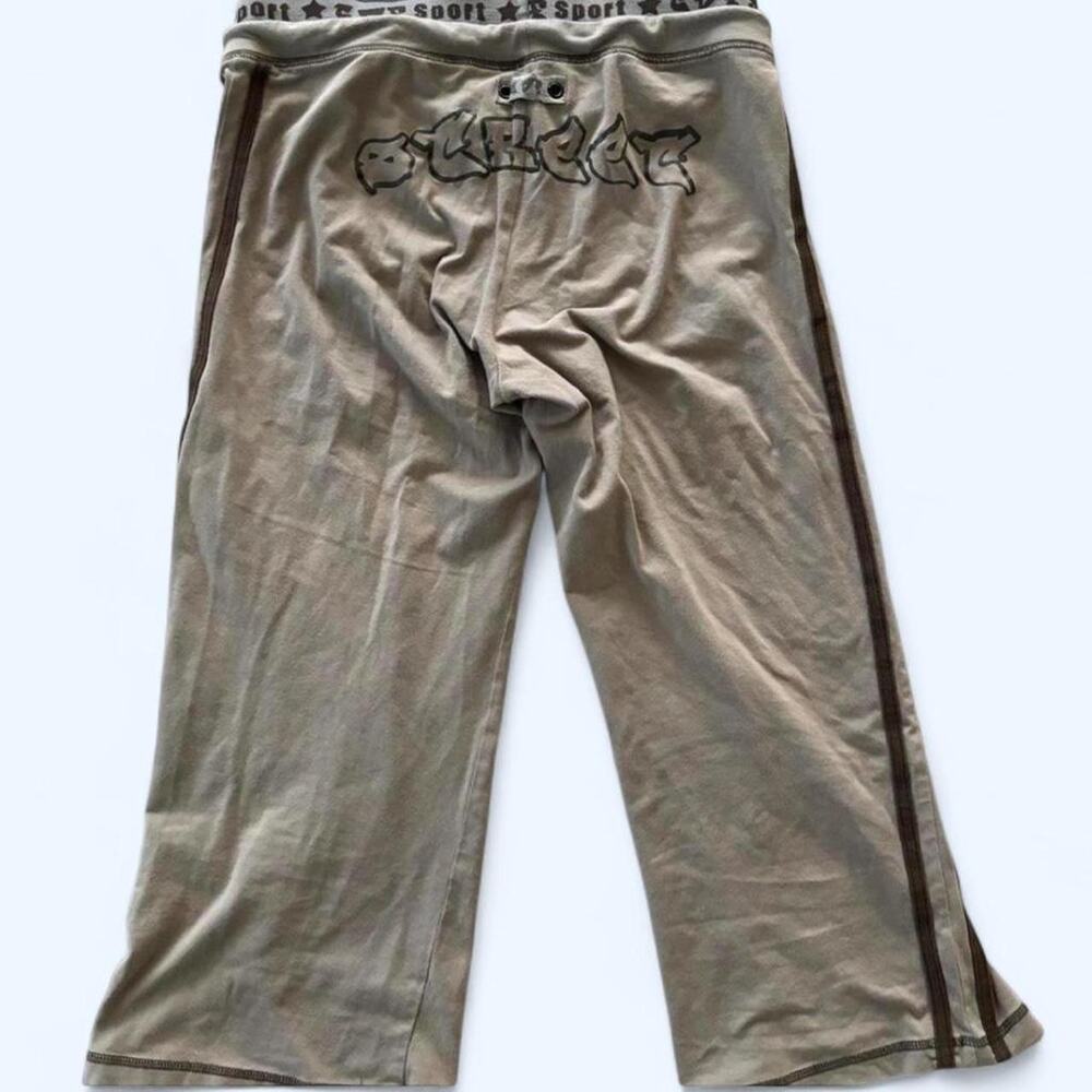 Green cargo capri shorts super